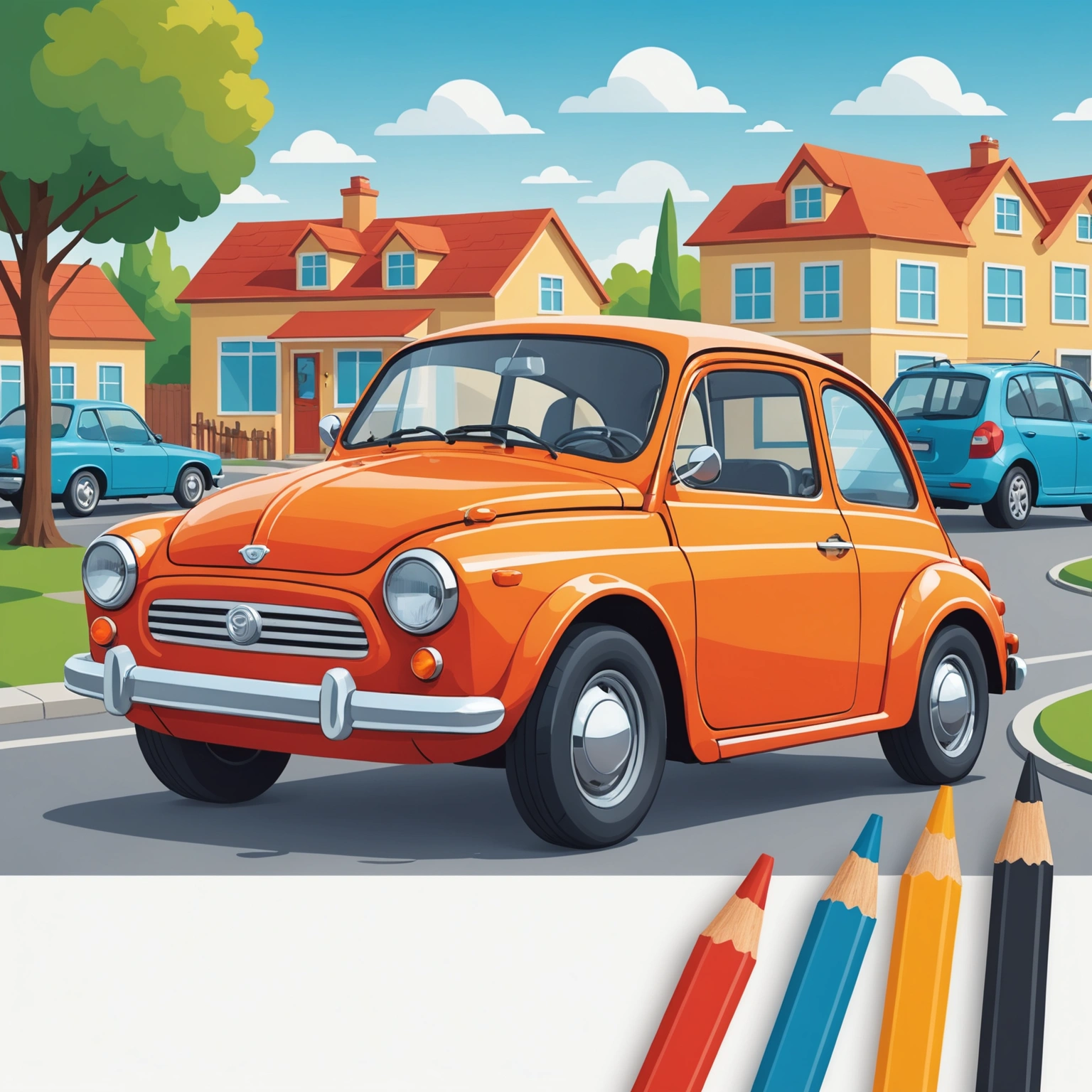 Как нарисовать машину легко: пошаговые инструкции для рисования машин для детей и новичков