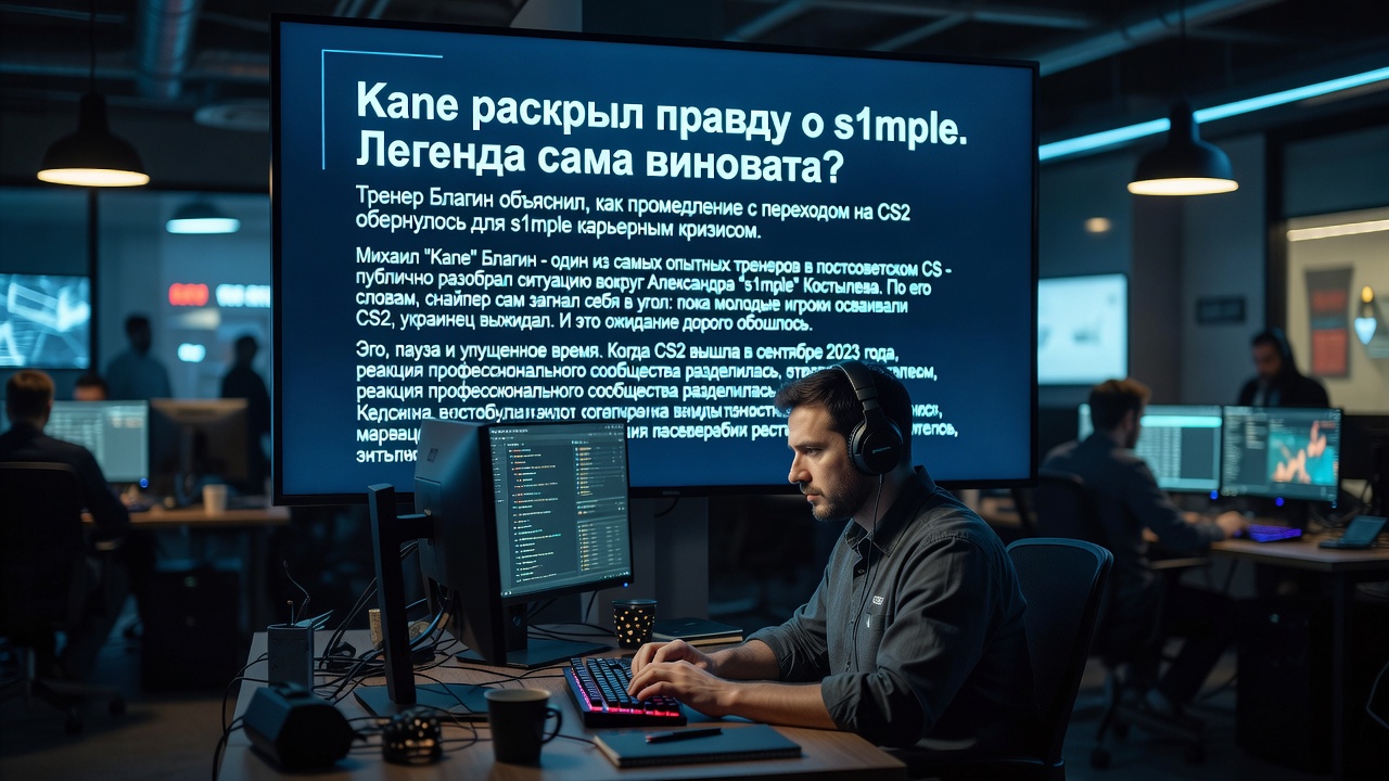 Kane раскрыл правду о s1mple. Легенда сама виновата?