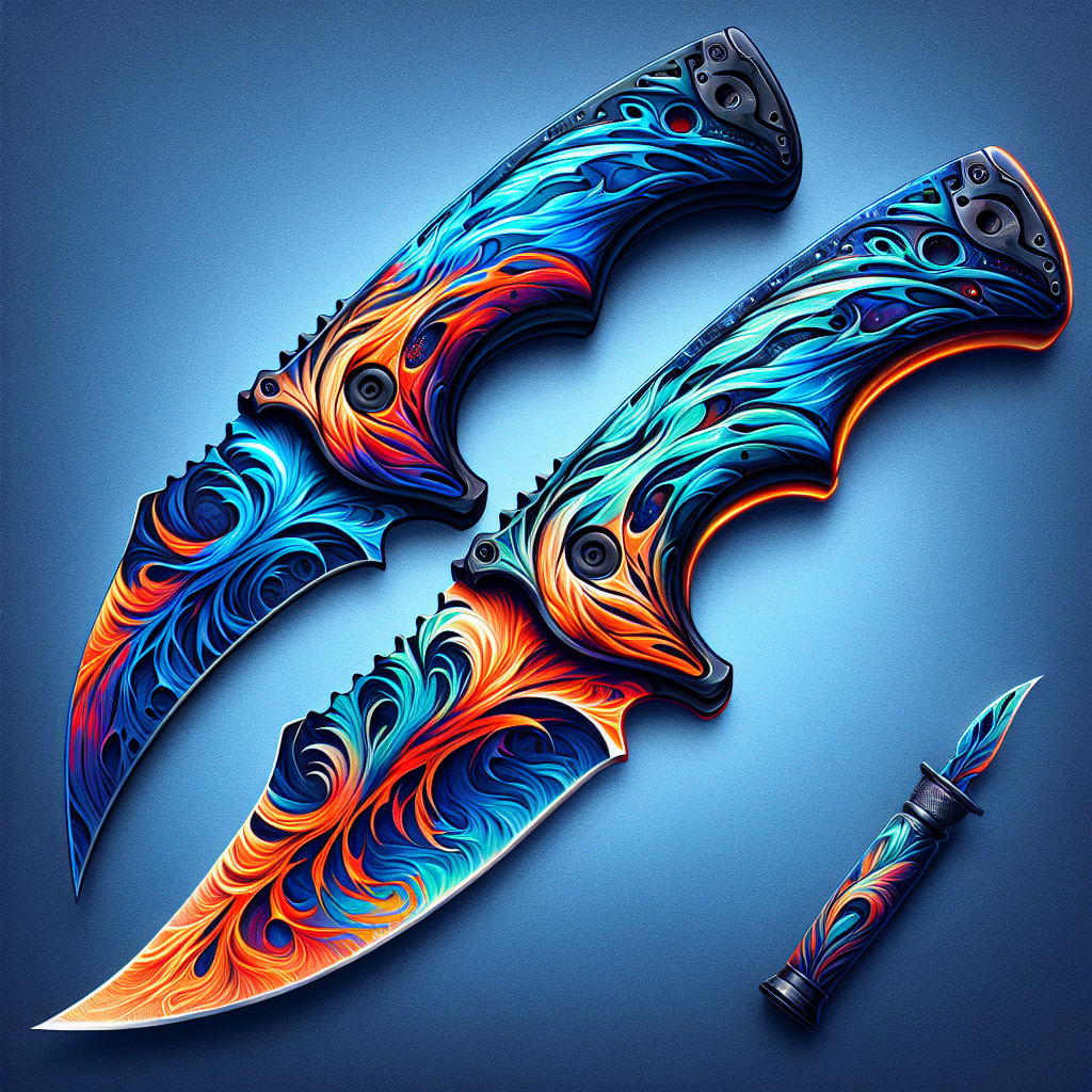 Скин на нож: Искусство и экономика виртуальных предметов