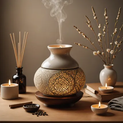 Релакс и гармония в повседневной жизни: как аромалампа керамика и лампа для масел могут стать вашими лучшими помощниками