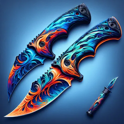 Скин на нож: Искусство и экономика виртуальных предметов